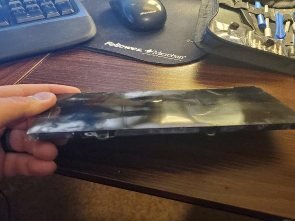 bloated battery